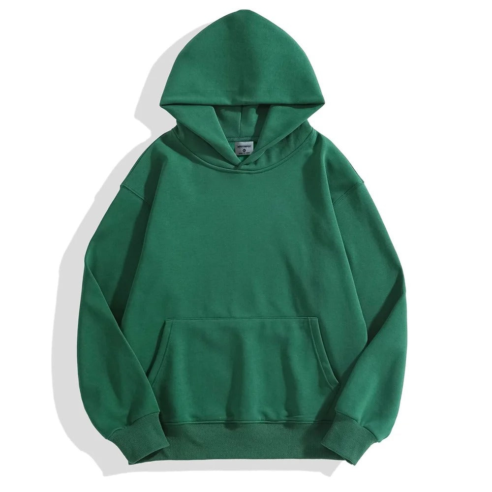 Heavyweight Cotton & Velvet Hooded Sweater for Men & Women