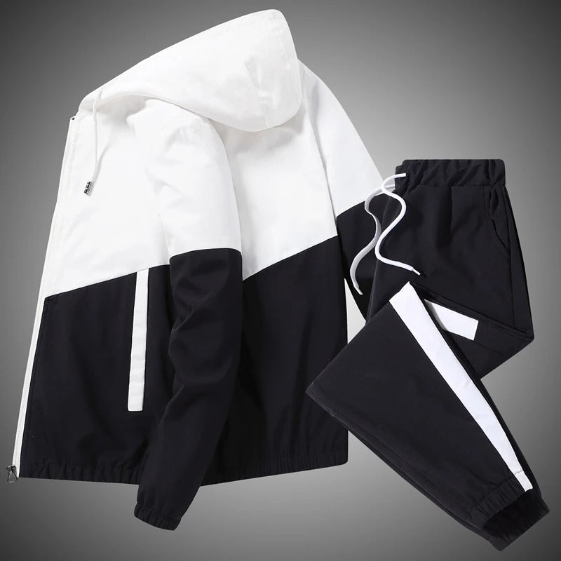 Casual Joggers & Sports Jacket 2-Piece Suit