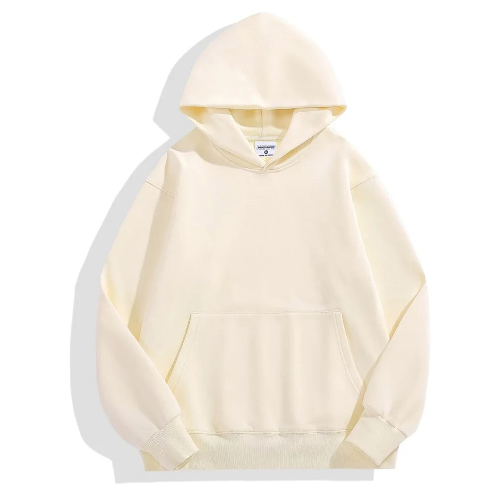 Heavyweight Cotton & Velvet Hooded Sweater for Men & Women