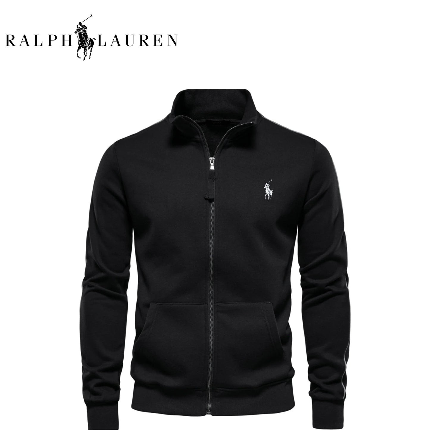 Classic zip-up sweater – stylish and comfortable.