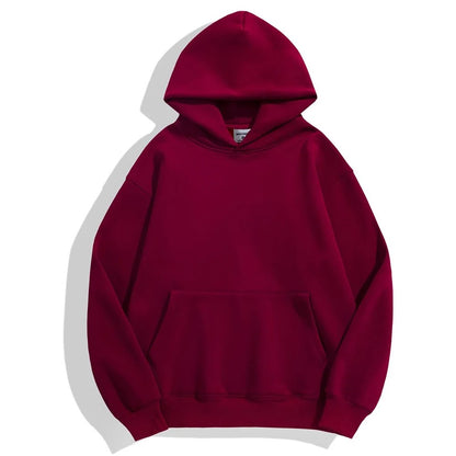 Heavyweight Cotton & Velvet Hooded Sweater for Men & Women