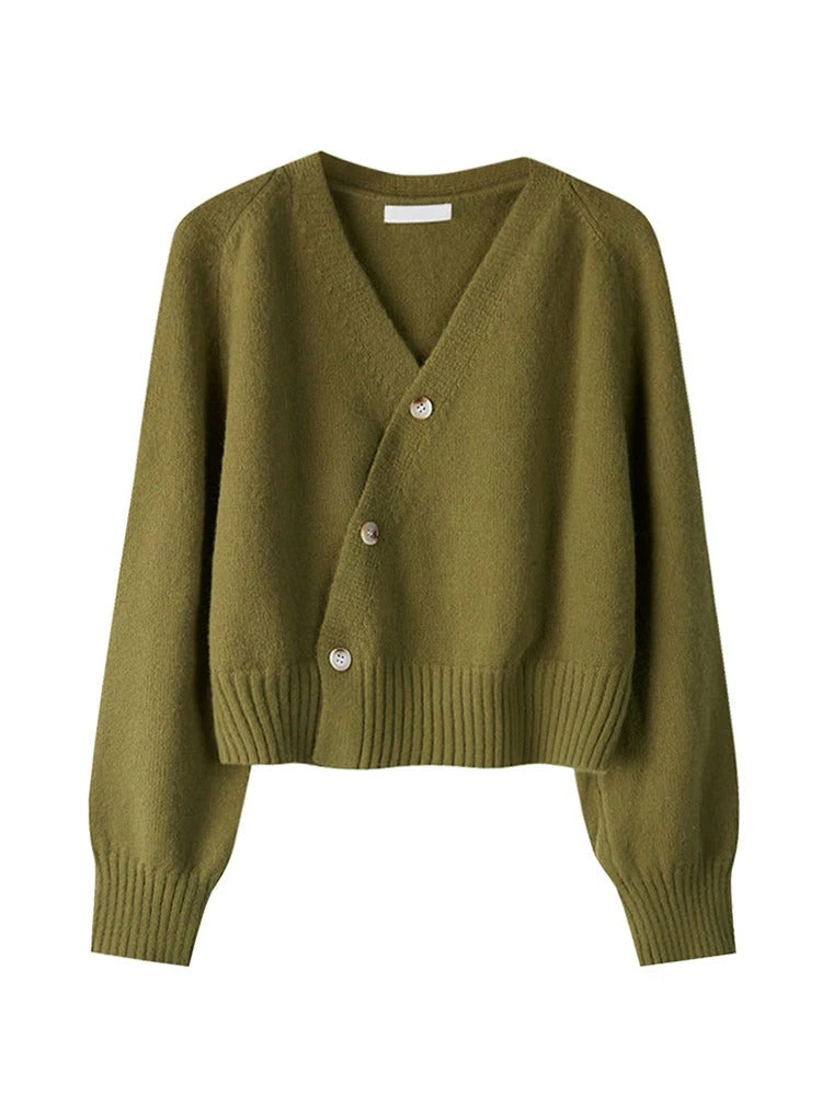 Women's V-Neck Cashmere Cardigan